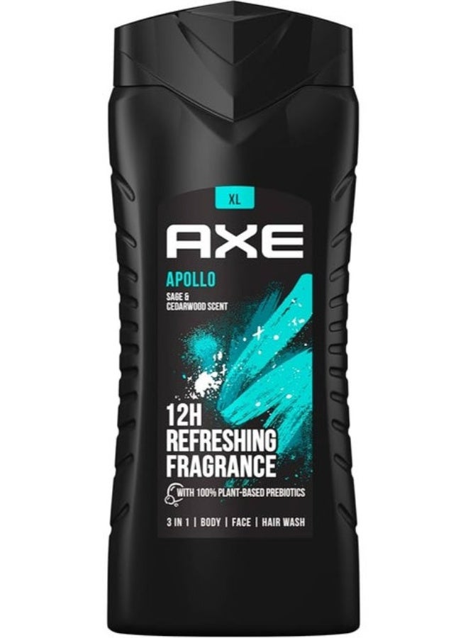 AXE Apollo Shower Gel for Men (400ml) – Classic & Iconic Scent of Sage and Cedarwood